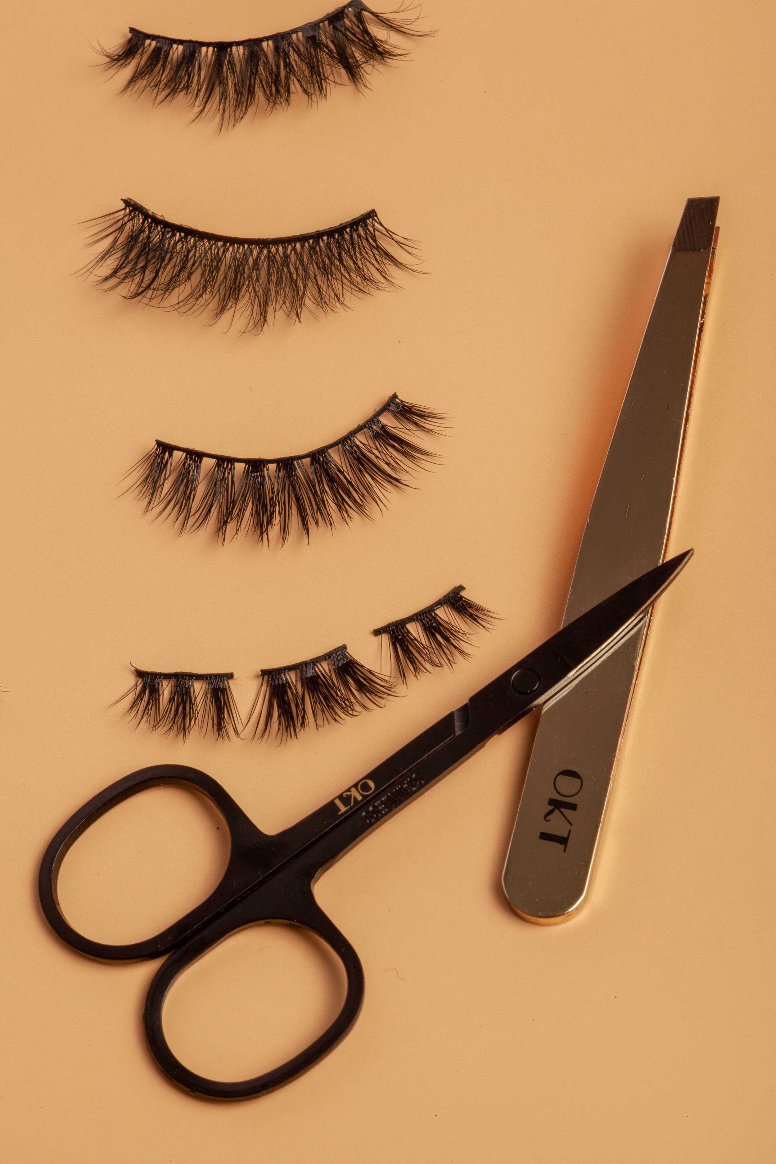 OKT Lashes. Best false eyelashes. Natural lashes. False eyelashes that look natural. Best fake eyelashes. Edmonton False Eyelashes. Fake eyelashes. How to clean false eyelashes. How to apply false eyelashes. Reusable false eyelashes.