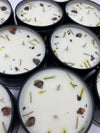 Strong scented candle. soy wax candle. skin safe candle wax. double scented candles. OKT.